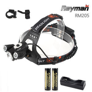 레이맨 RM205 헤드랜턴+18650(2알)충전기본세트L2 LED