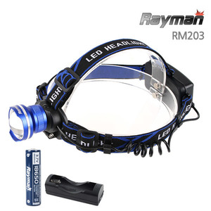 레이맨 RM203 헤드랜턴+18650충전기본세트 L2 LED