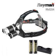 레이맨 RM204 헤드랜턴+18650(2알)충전기본세트L2 LED