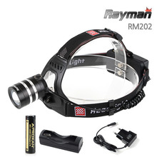 레이맨 RM202 헤드랜턴+18650충전풀세트 T6 LED