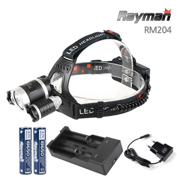 레이맨 RM204 헤드랜턴 L2 LED 5200mAh 충전풀세트